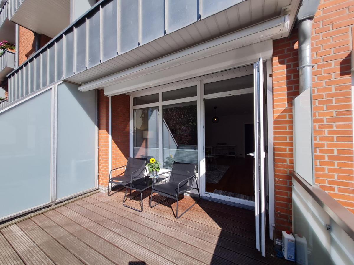 Wohnung Fleethoern - Zentral, Ruhig, Mit Parkplatz Und Balkon Κίελο Εξωτερικό φωτογραφία